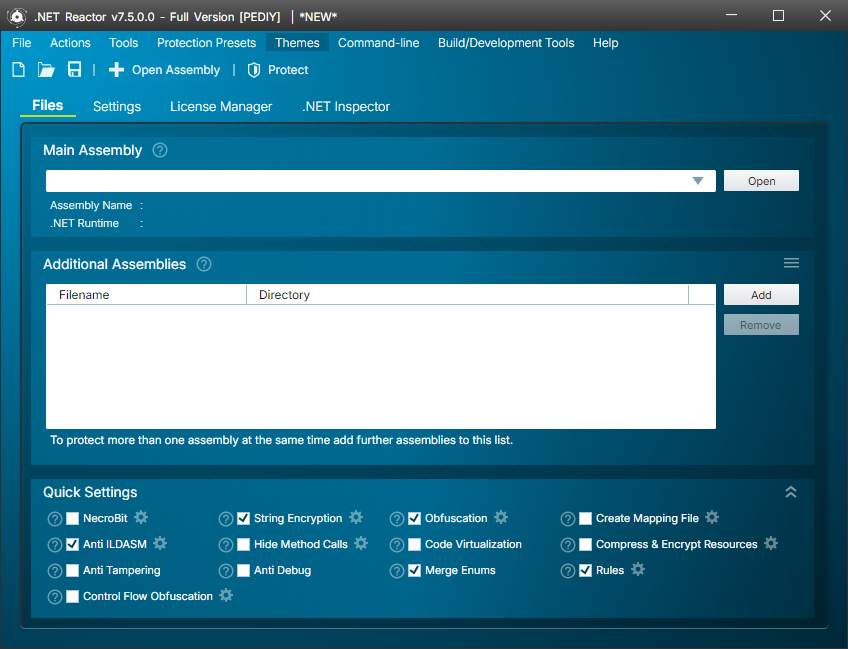 .Net Reactor 7.5.0.0 Key Creator .NET混淆器